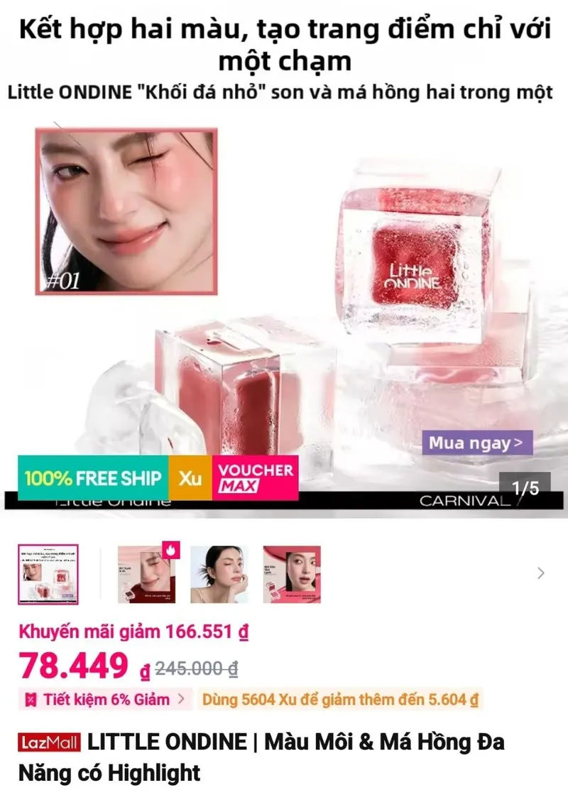 Đồ makeup giảm tận 72% - 2