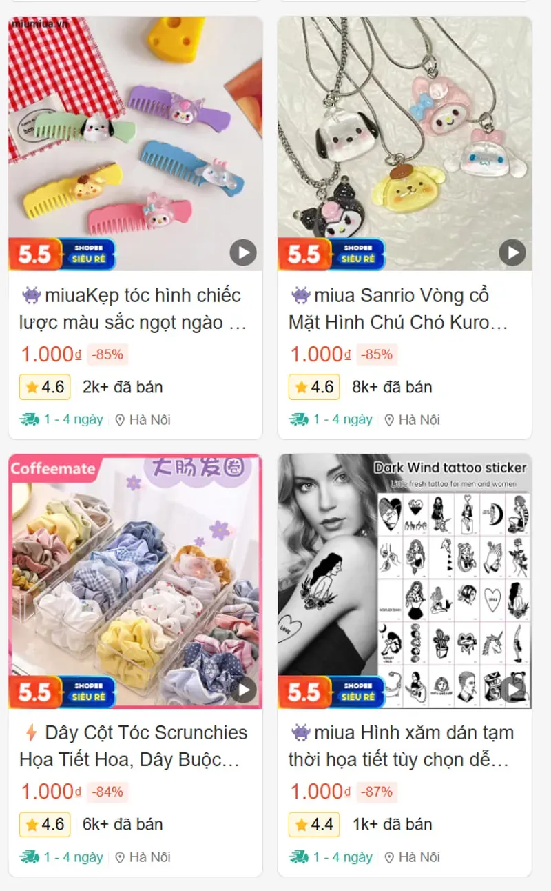 🔥Deal đồng giá 1K, 3K, 9K - 2