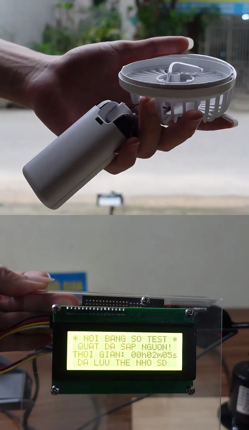 Review Quạt mini 45K